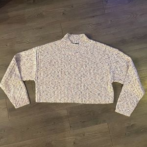 Vici Cropped Confetti Sweater